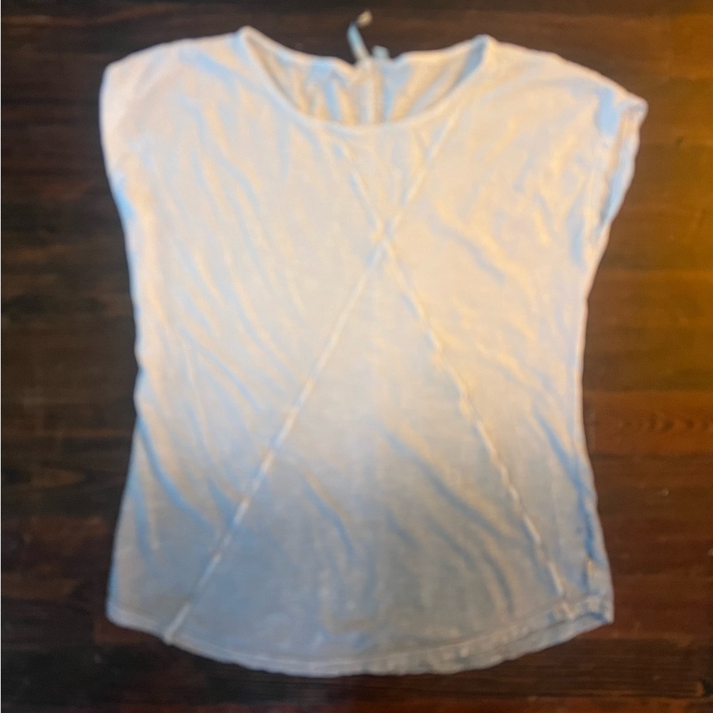 Calvin Klein White Linen Top